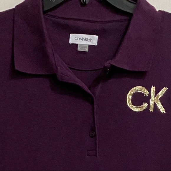 NWT Calvin Klein Mini Polo Dress Size M - Picture 5 of 13
